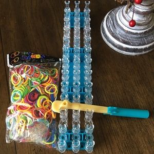 DIY Silicone Rubber Band Loom Kit with hook